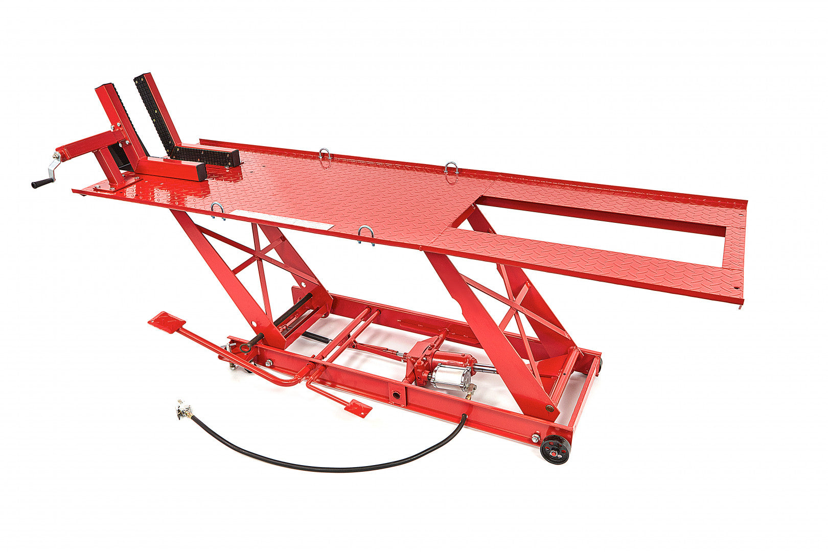 HIDRO-PNEUMATIKUS MOTORKERÉKPÁR EMELŐ ELSŐ KERÉK 450 KG