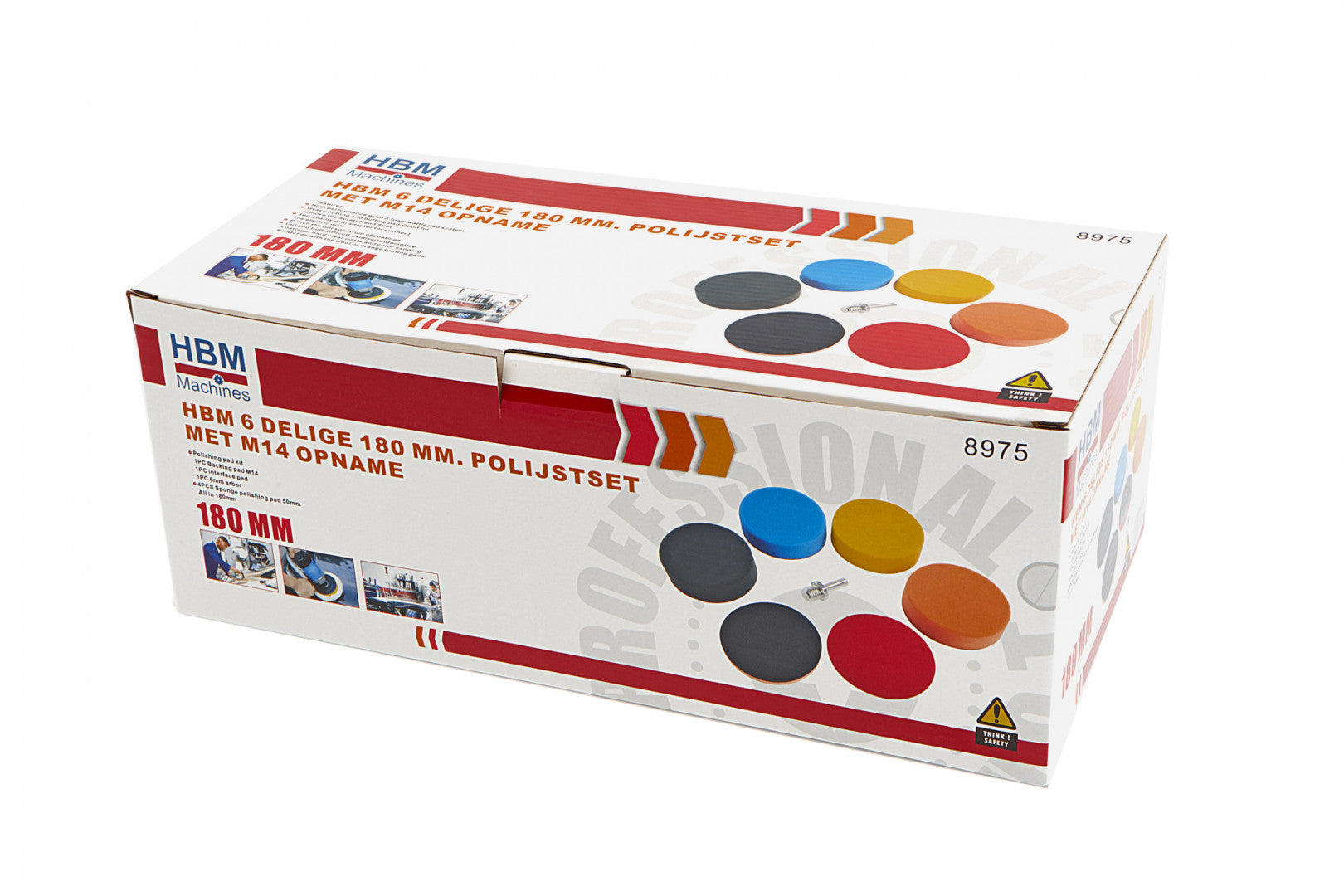 POLÍROZÓ SZIVACS KÉSZLET 180 MM HBM