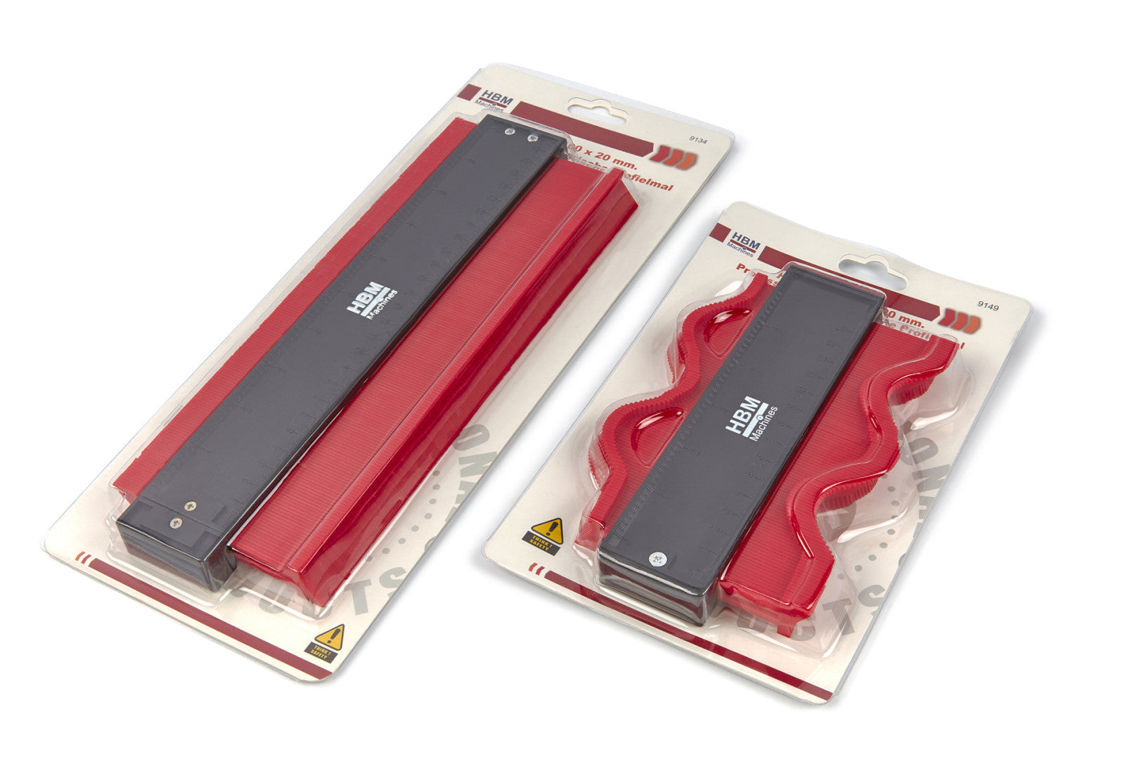 PROFESSZIONÁLIS KONTÚRMÉRŐ SABLON - 285X100X20MM