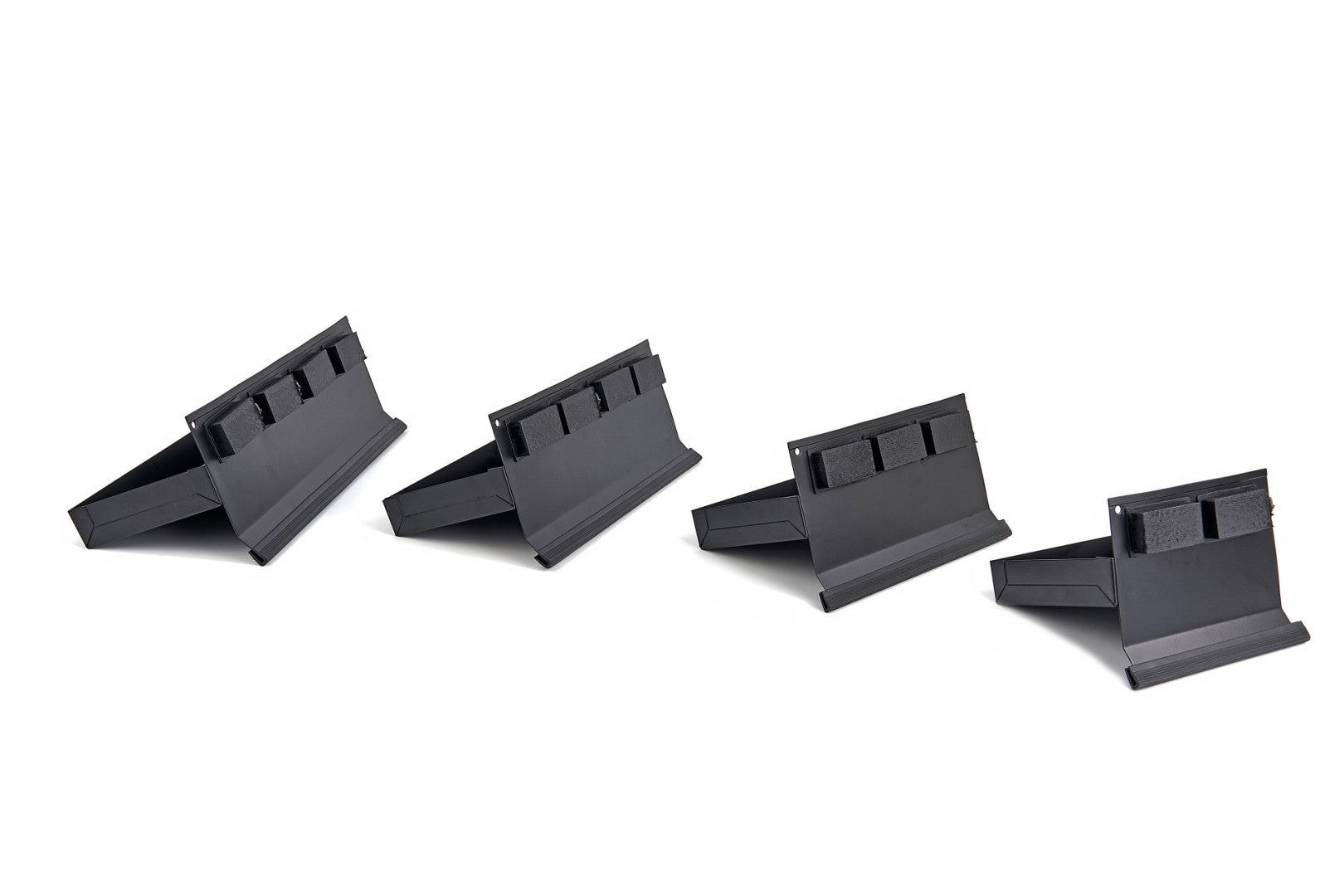 FEKETE MÁGNESES POLCKÉSZLET SZERSZÁMOS SZEKRÉNYHEZ 4 DB OLDALSZERVEZÉSHEZ, UNIVERZÁLIS, HBM HOLLANDIA