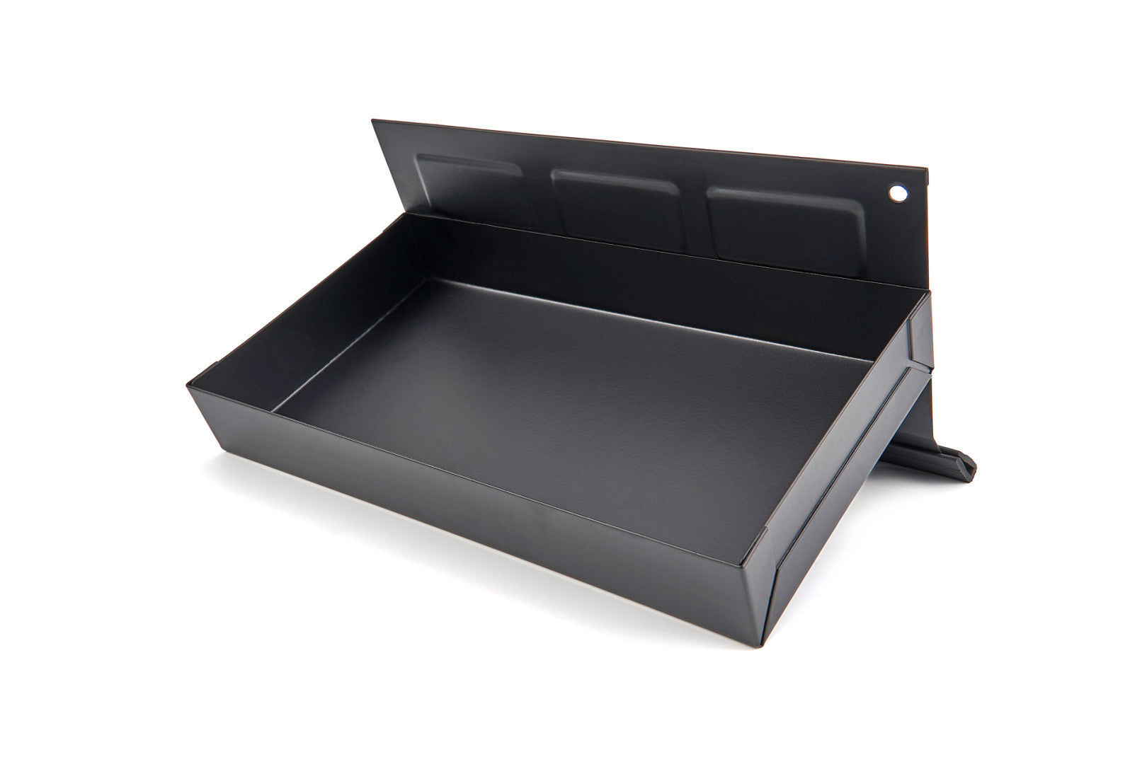 FEKETE MÁGNESES POLCKÉSZLET SZERSZÁMOS SZEKRÉNYHEZ 4 DB OLDALSZERVEZÉSHEZ, UNIVERZÁLIS, HBM HOLLANDIA