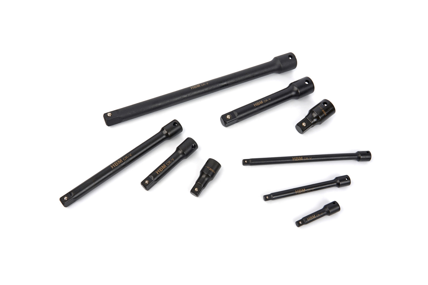 GÉPI HOSSZABBÍTÓ SZÁR KÉSZLET 1/4 3/8 1/2 9 DB