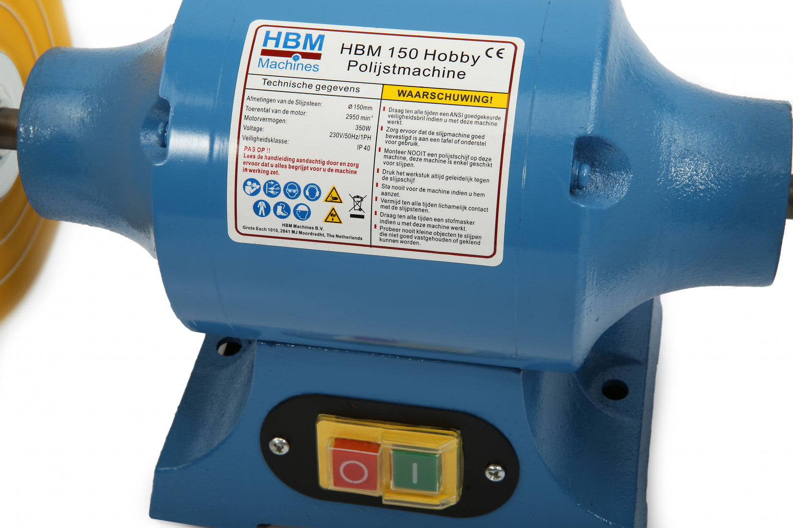 HBM HOBBI CSISZOLÓ-POLÍROZÓ GÉP - 150 MM