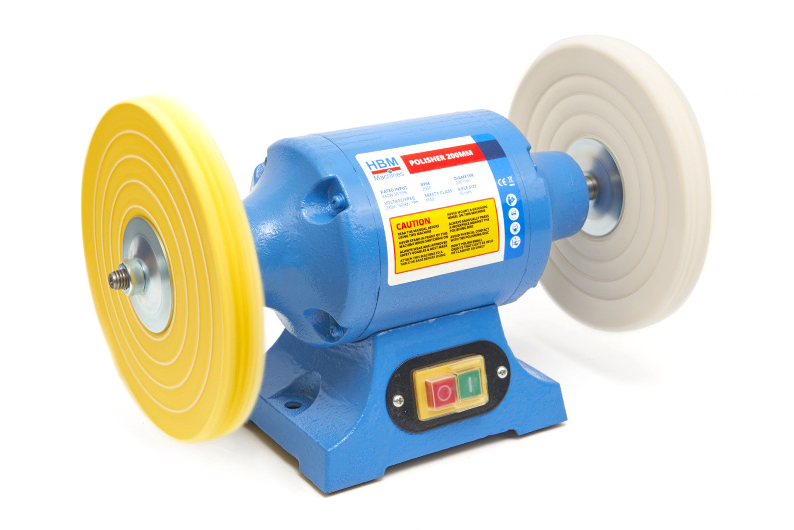 HBM HOBBI CSISZOLÓ-POLÍROZÓ GÉP - 200 MM