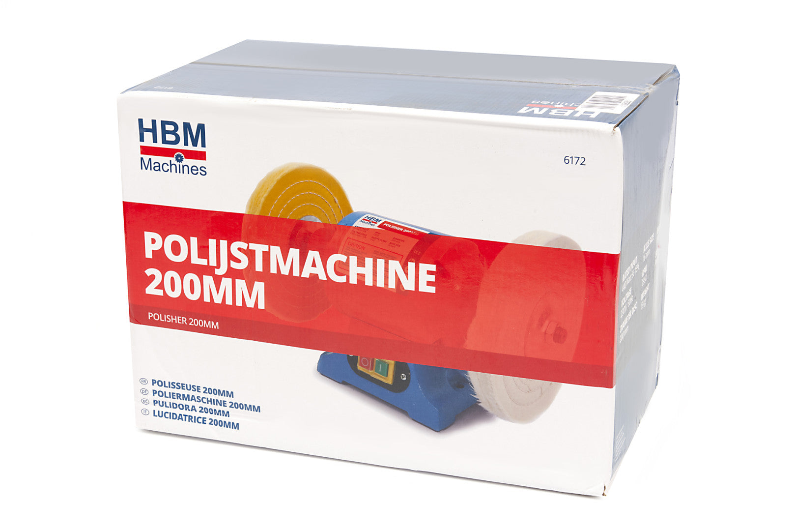 HBM HOBBI CSISZOLÓ-POLÍROZÓ GÉP - 200 MM