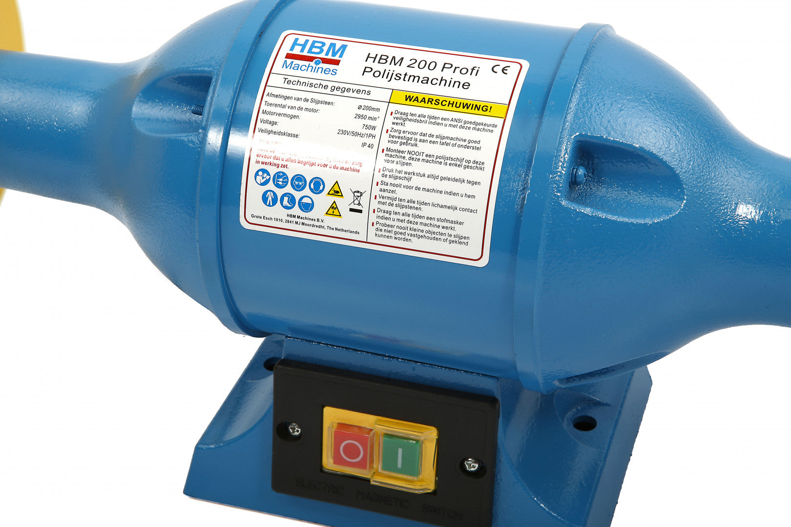 HBM ASZTALI CSISZOLÓ - POLÍROZÓ GÉP 200 MM