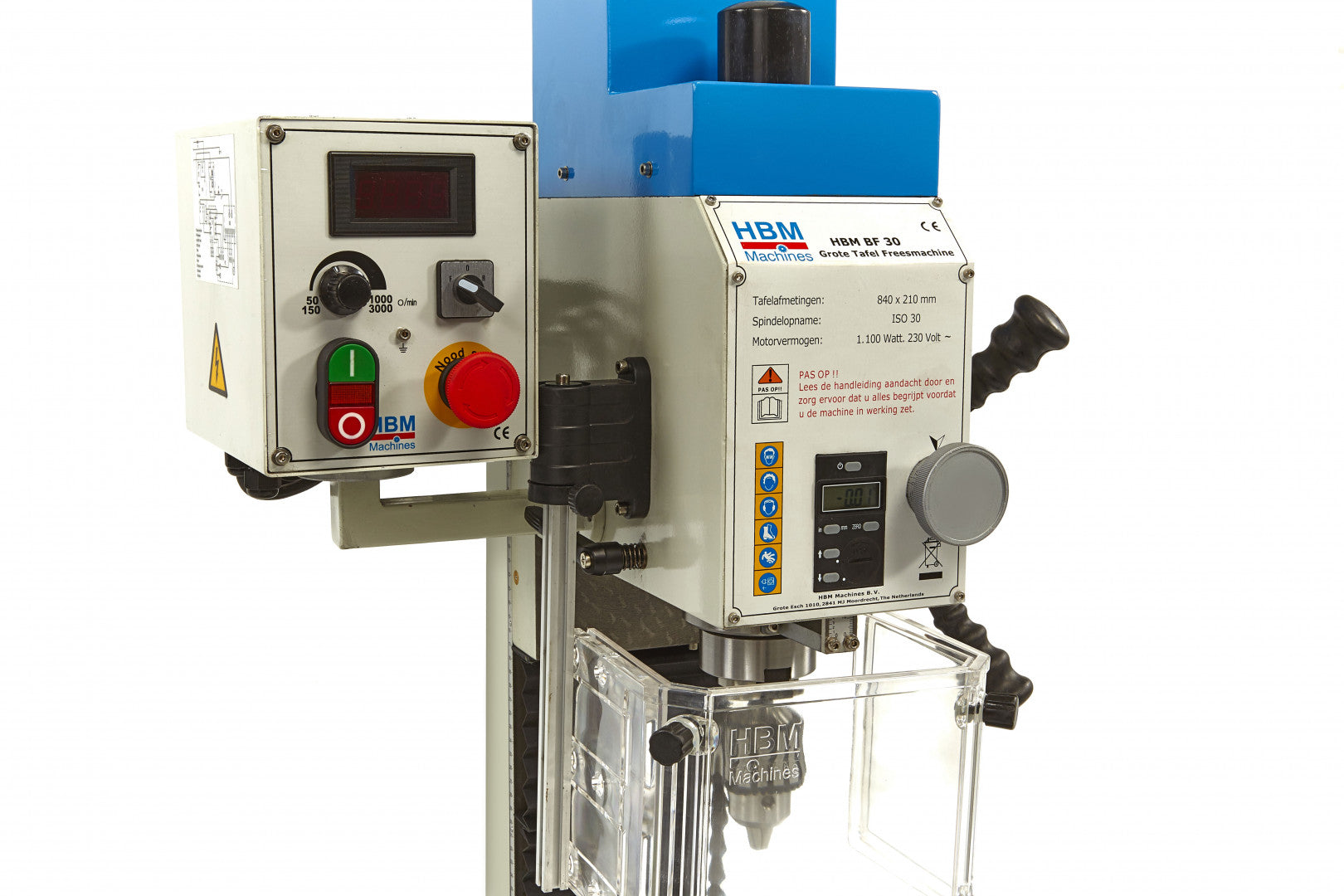 FÚRÓ ÉS FELSŐMARÓ GÉP NAGY ASZTALLAL BF 30