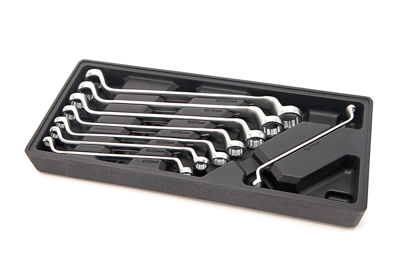 SZERSZÁMOSSZEKRÉNY MODUL CSILLAGKULCS KÉSZLET 6-22 MM, 8 DB, HBM MACHINES, PREMIUM, HOLLANDIA, 17X38,5 CM