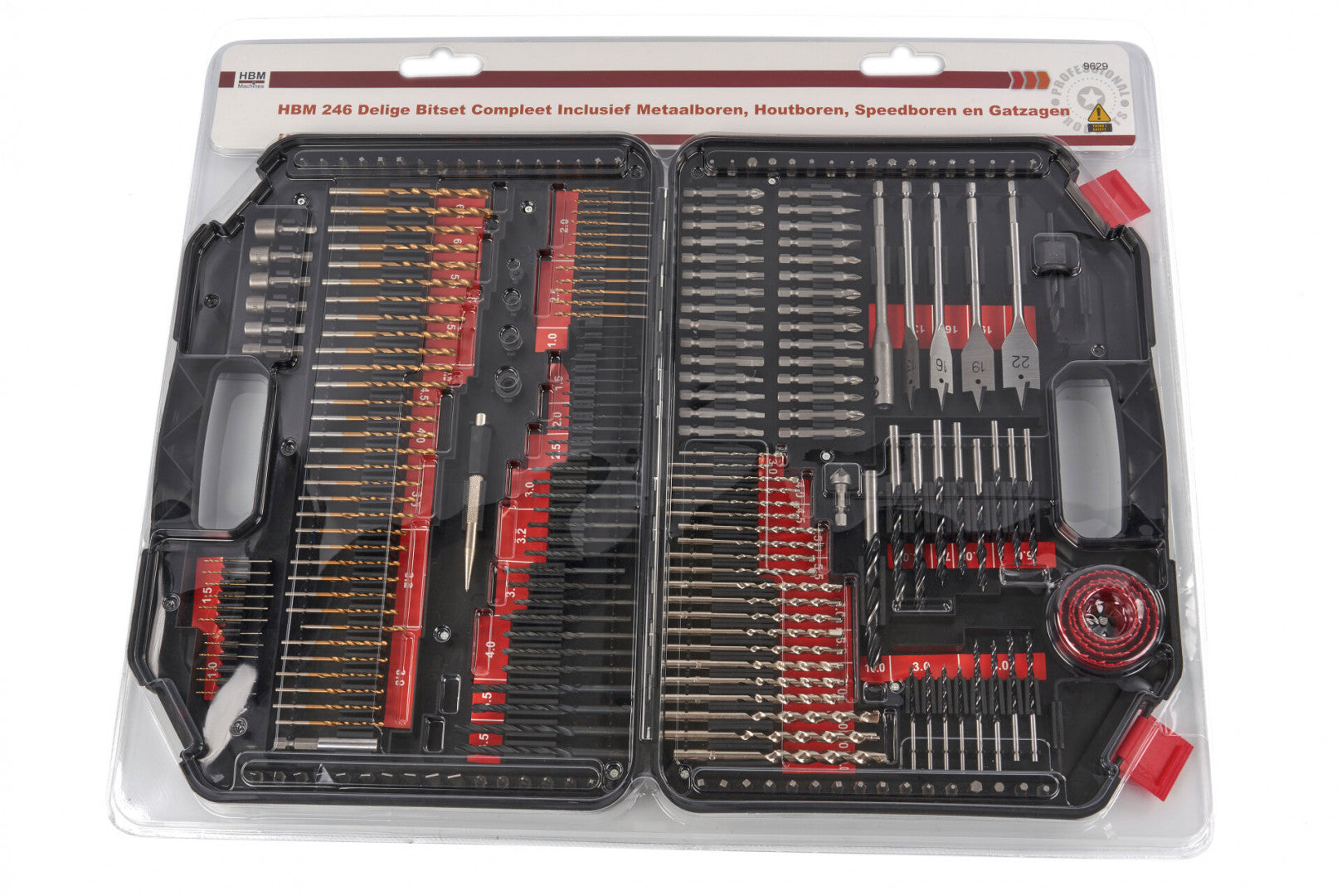 FÚRÓSZÁR ÉS BIT KÉSZLET 246 DB