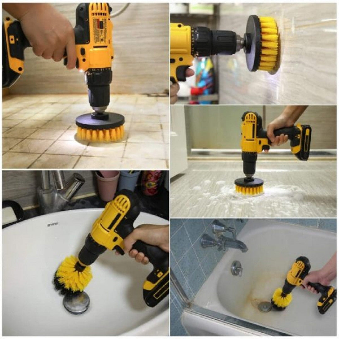 TISZTÍTÓ KEFE KÉSZLET FÚRÓGÉPHEZ 4 DB