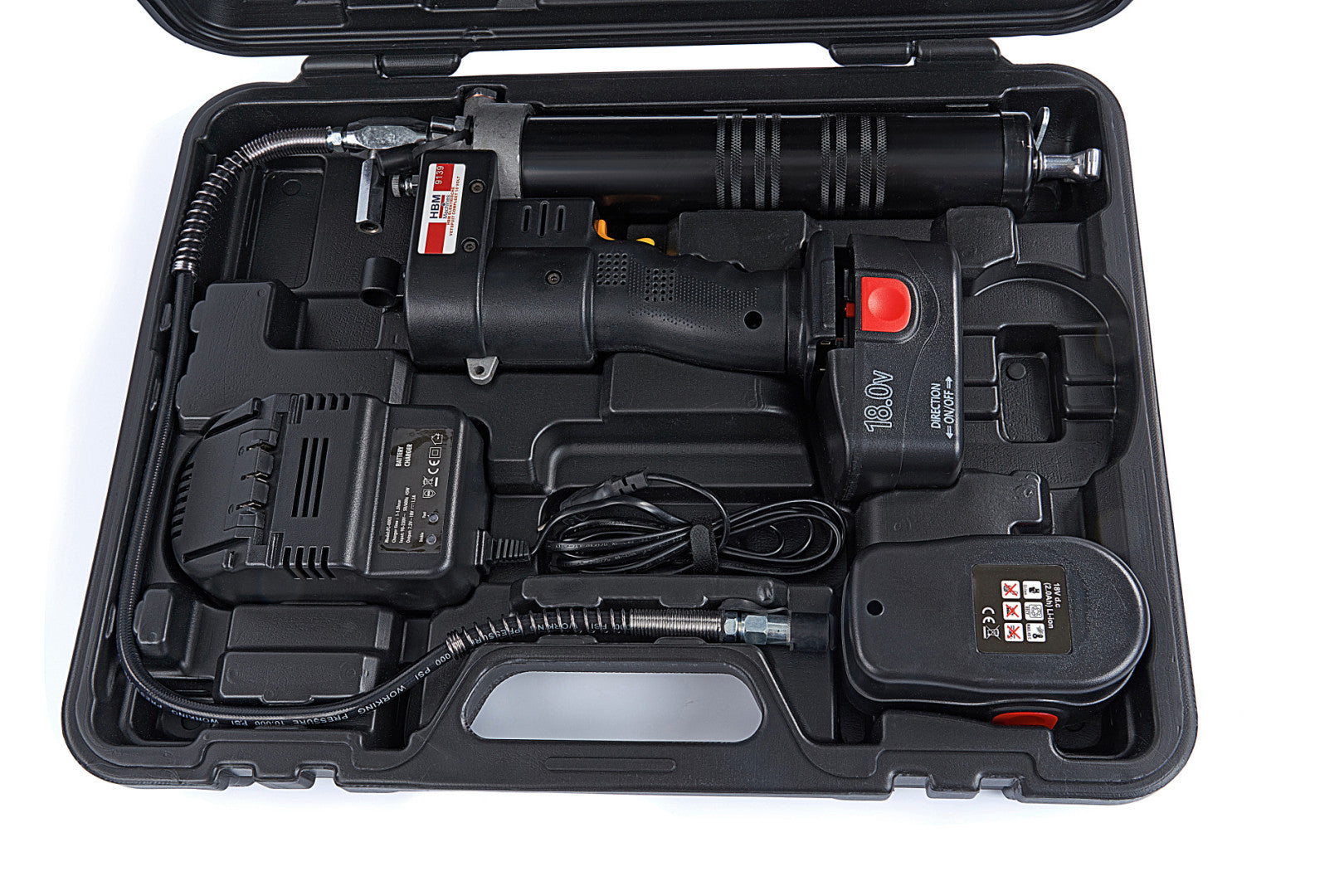 AKKUMULÁTOROS ZSÍRZÓPISZTOLY 18 V