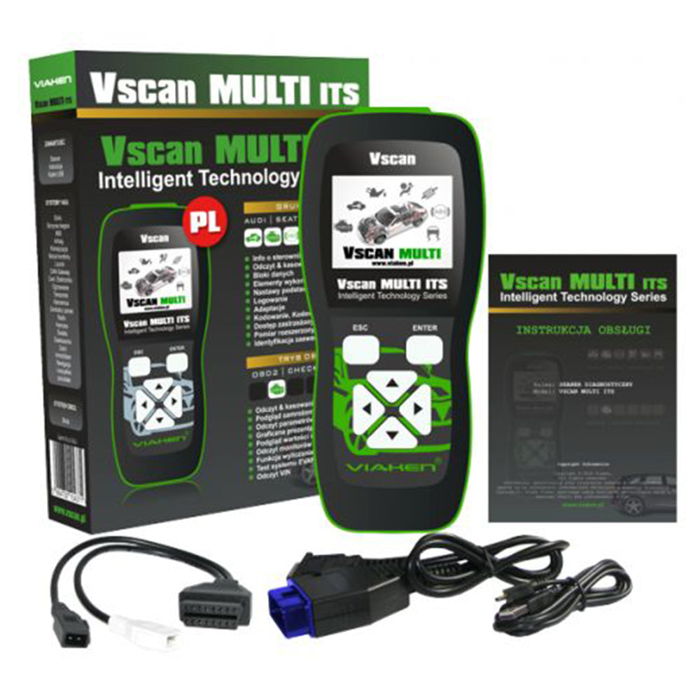 DIAGNOSZTIKAI INTERFÉSZ - TESZTER VSCAN MULTI ITS 2 AZ 1-BEN VAG + ODB2