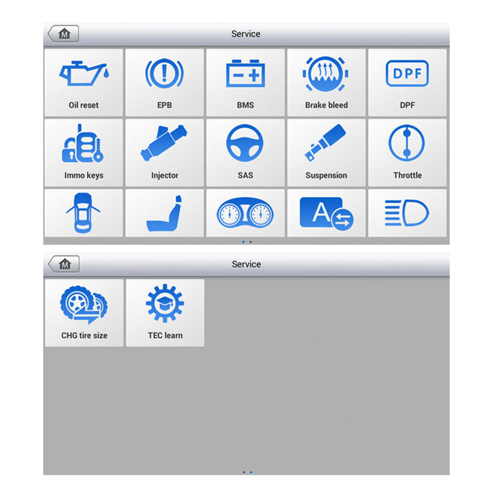 DIAGNOSZTIKAI INTERFÉSZ - TESZTER MAXICHECK MX808TS