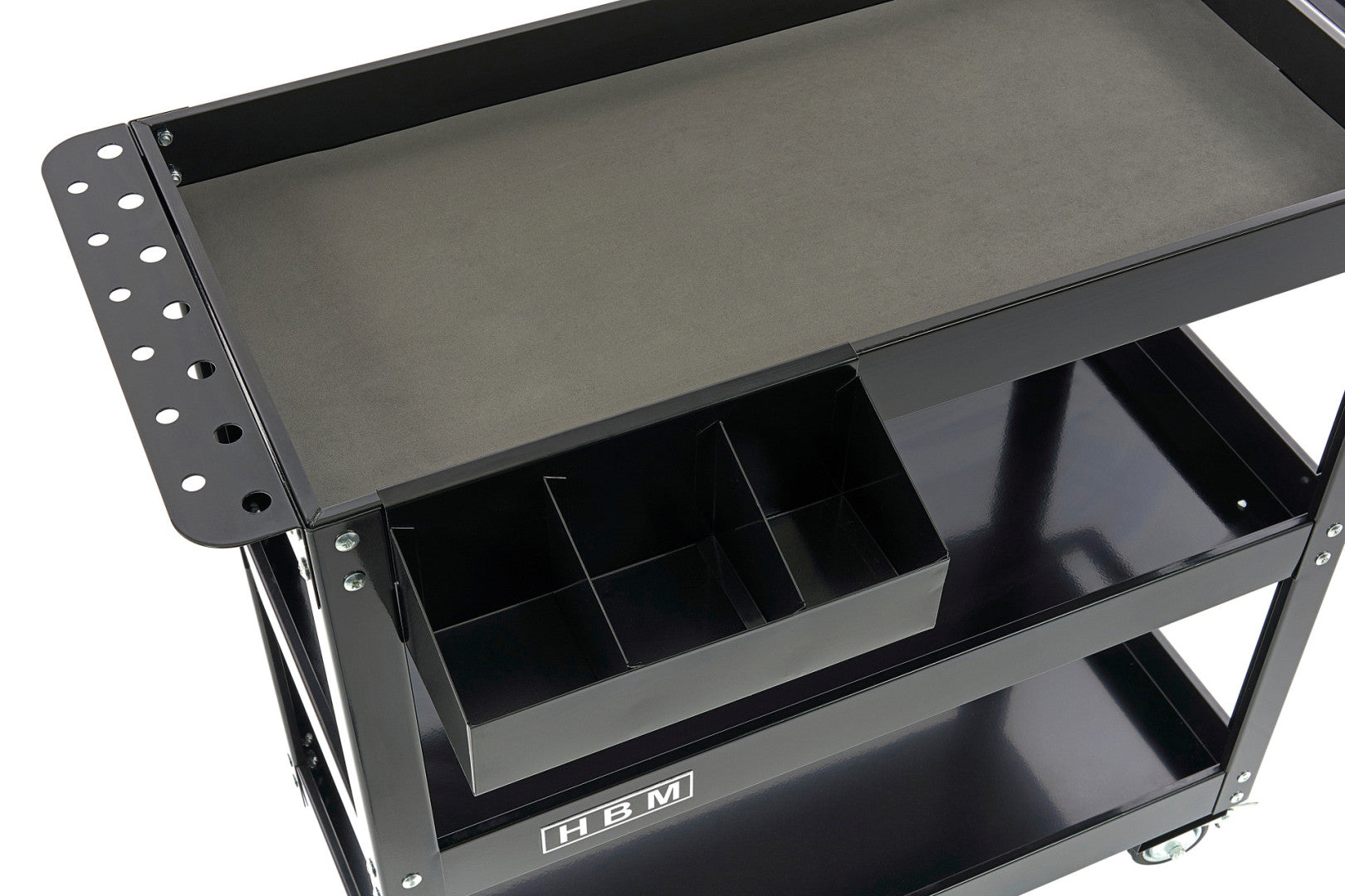 FÉM SZERSZÁMOS KOCSI - 3 POLC - SPRAY TARTÓVAL