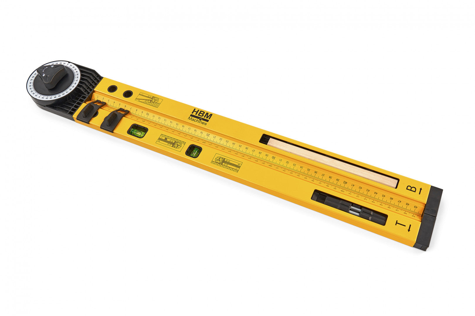 SZÖGMÉRŐS VÍZMÉRTÉK 2 X 500 MM HBM