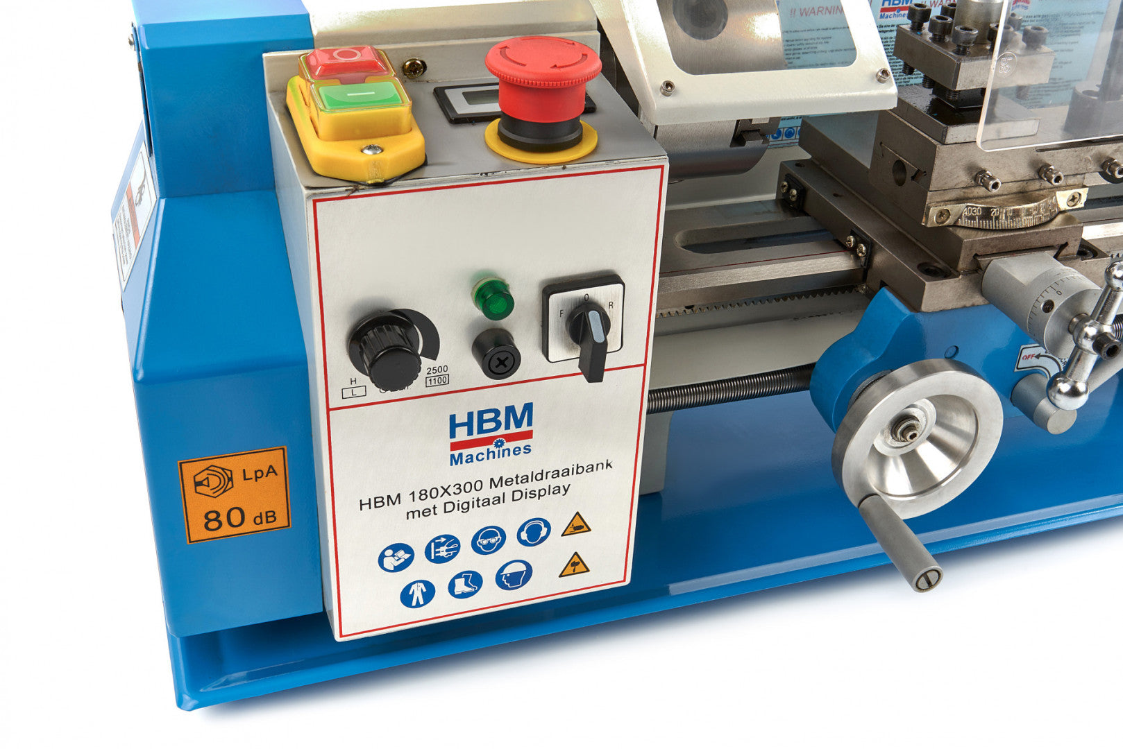 FÉM ESZTERGAPAD DIGITÁLIS KIJELZŐVEL 180 X 300 HBM