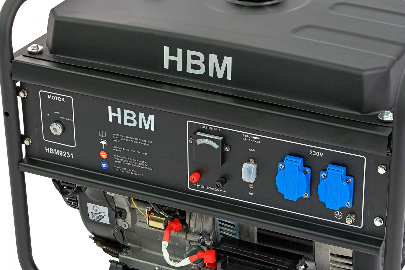 BENZINES ÁRAMFEJLESZTŐ - GENERÁTOR 420 CC 5500 W HBM