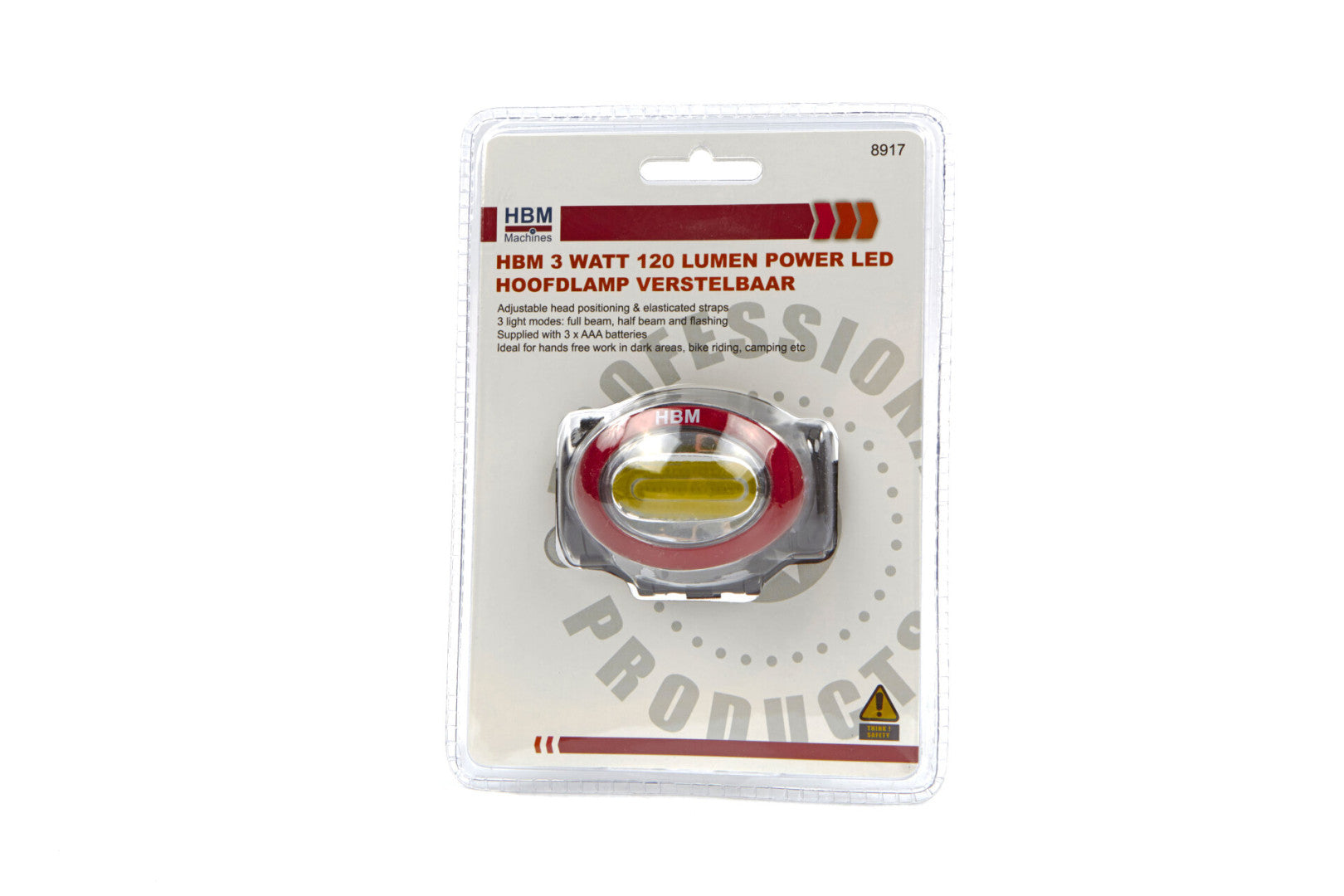 FEJLÁMPA 3 W 120 LUMEN HBM