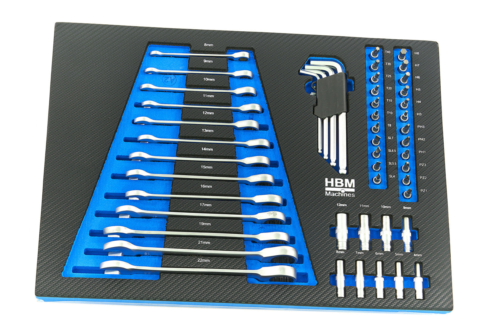 SZERSZÁMOS SZEKRÉNY – SZERSZÁMOS KOCSI TÁLCA KÉSZLET 4 DB 154 SZERSZÁM