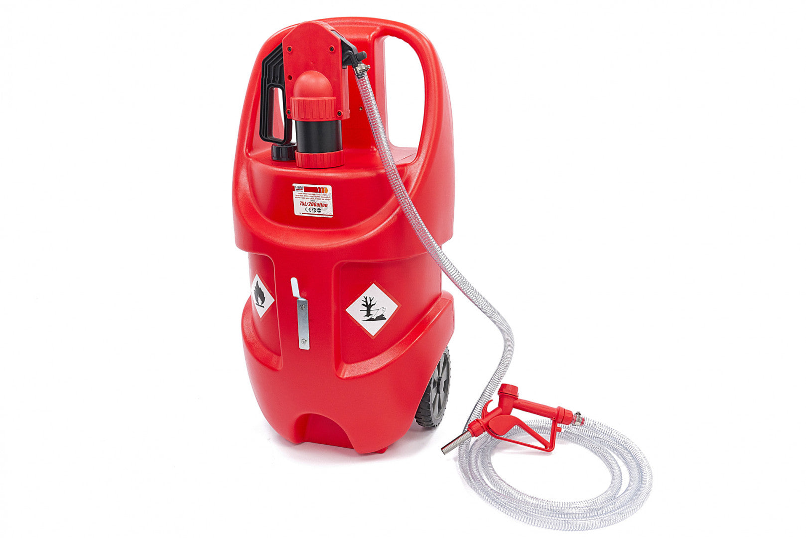 MOBIL BENZIN ÁTÖMLESZTŐ PUMPA TARTÁLLYAL 75L 40L/MIN HBM