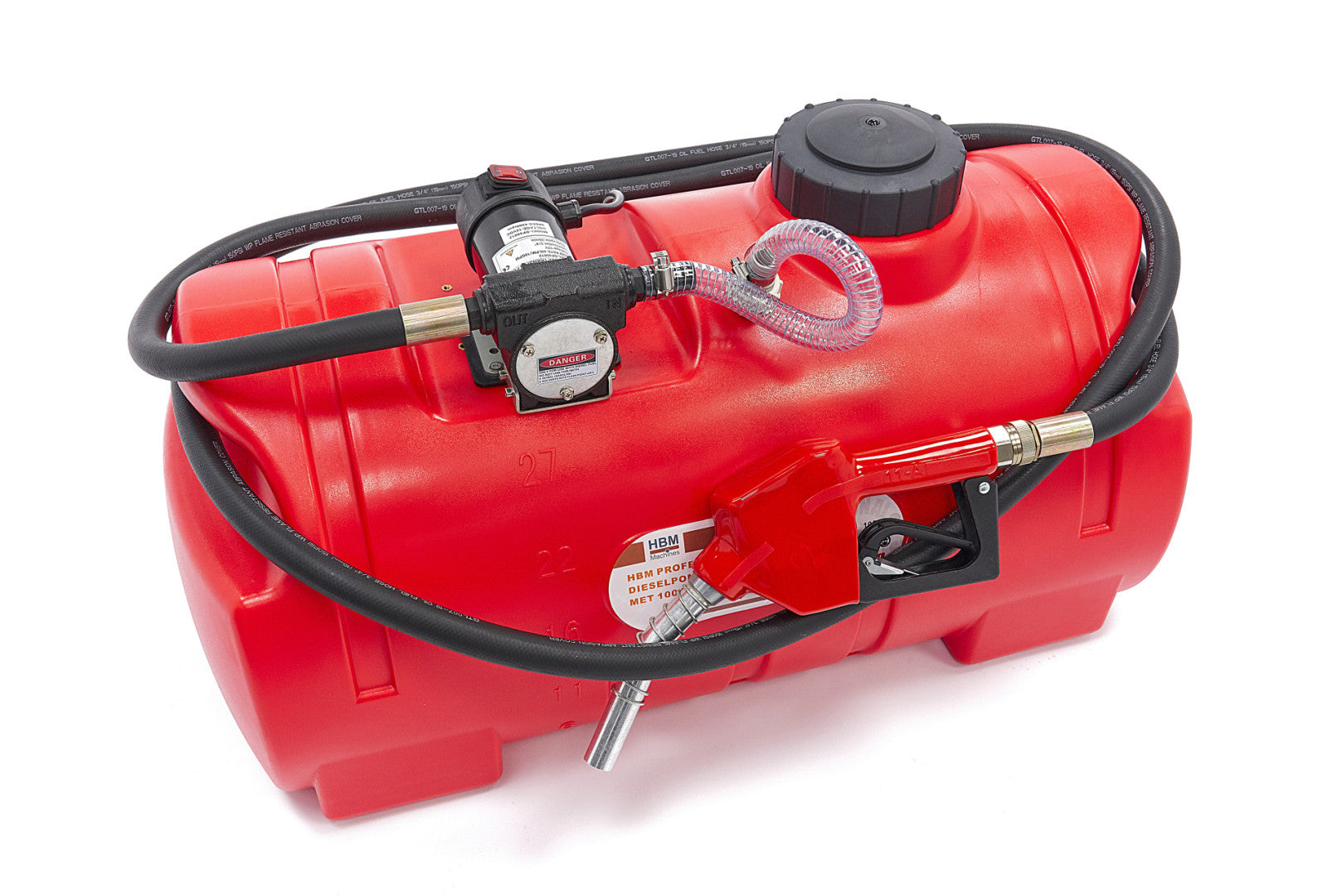 ÜZEMANYAG ÁTÖMLESZTŐ PUMPA DIZEL 100L 40L/MIN 12V HBM