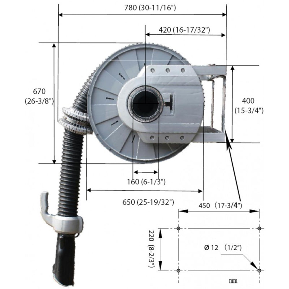 VENTILÁTOR NÉLKÜLI KIPUFOGÓGÁZ ELSZÍVÓ PRO 8M 100MM