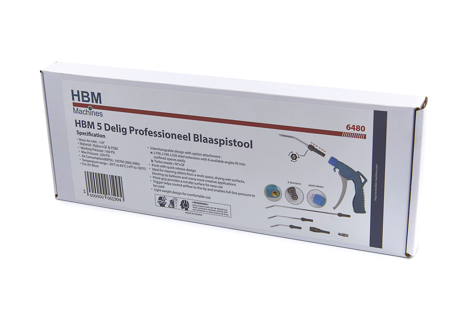 FÚJÓPISZTOLY KÉSZLET 5 DB HBM