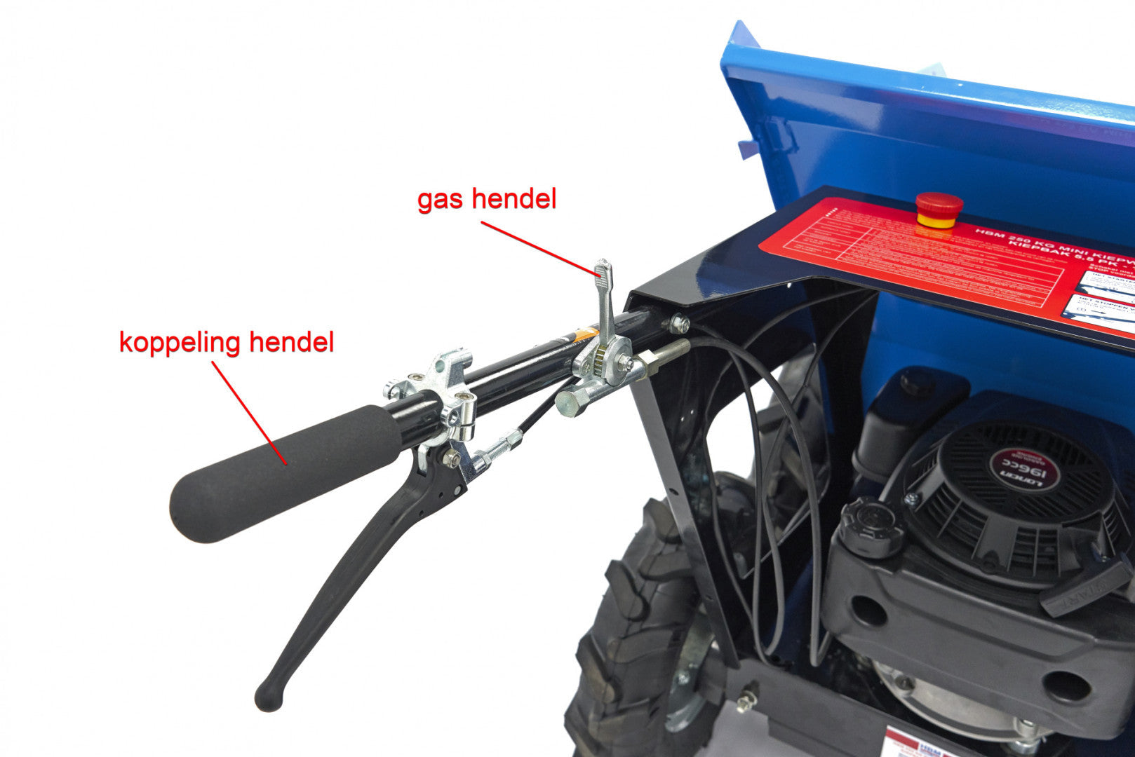 MINI BILLENŐ DÖMPER 250KG 6.5CP 196CC HBM