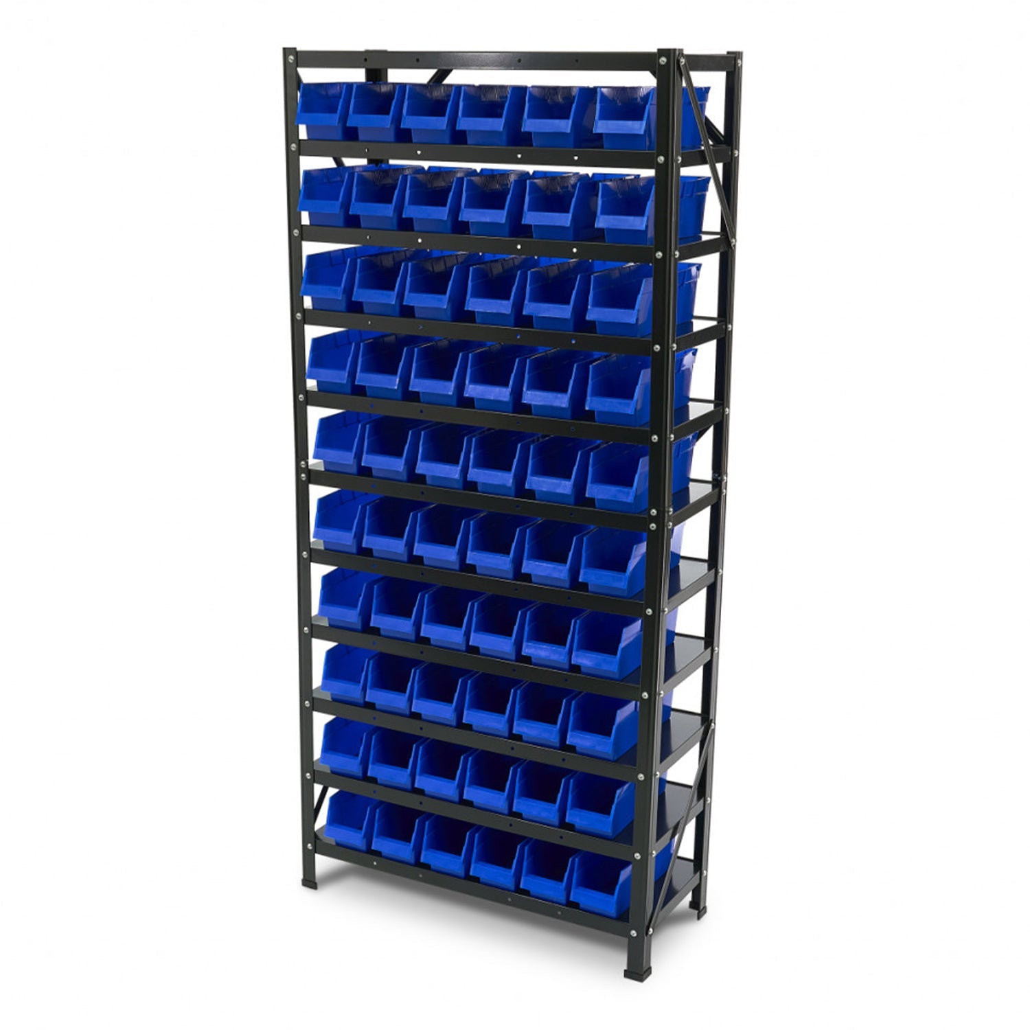 FÉM POLCRENDSZER 60 TÁROLÓDOBOZZAL