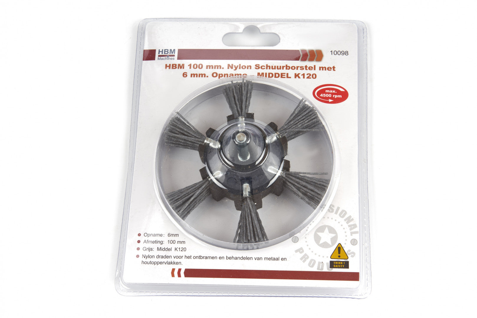 MŰANYAG KÖRKEFE 100 MM K180 HBM