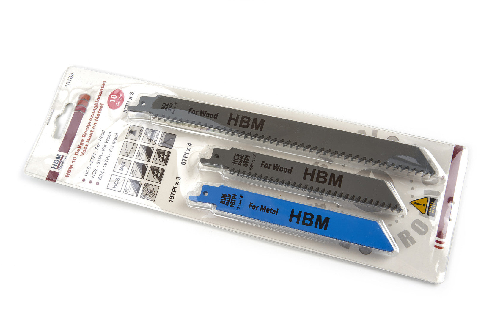 FŰRÉSZLAP KÉSZLET SZÚRÓFŰRÉSZ - DEKOPÍRFŰRÉSZHEZ 10 DB HBM