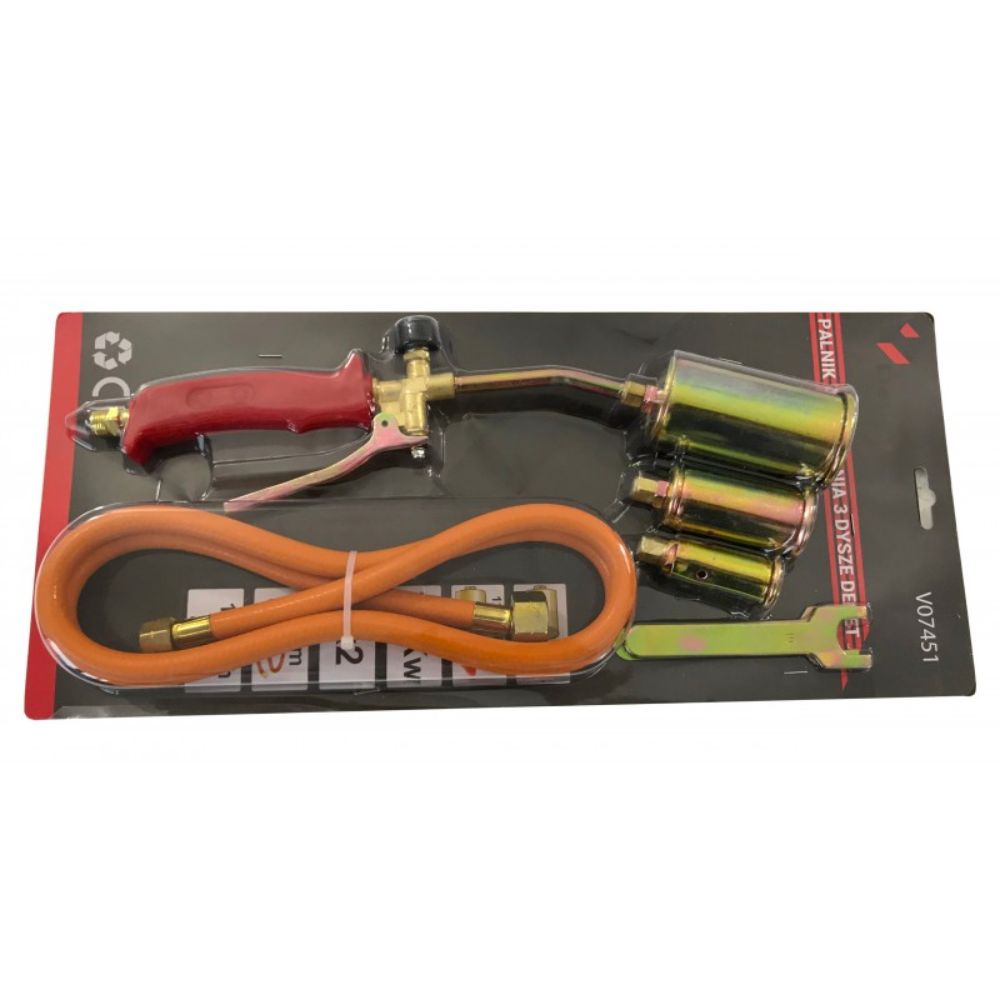 GÁZPERZSELŐ 3 FEJJEL 25MM 35MM 60MM