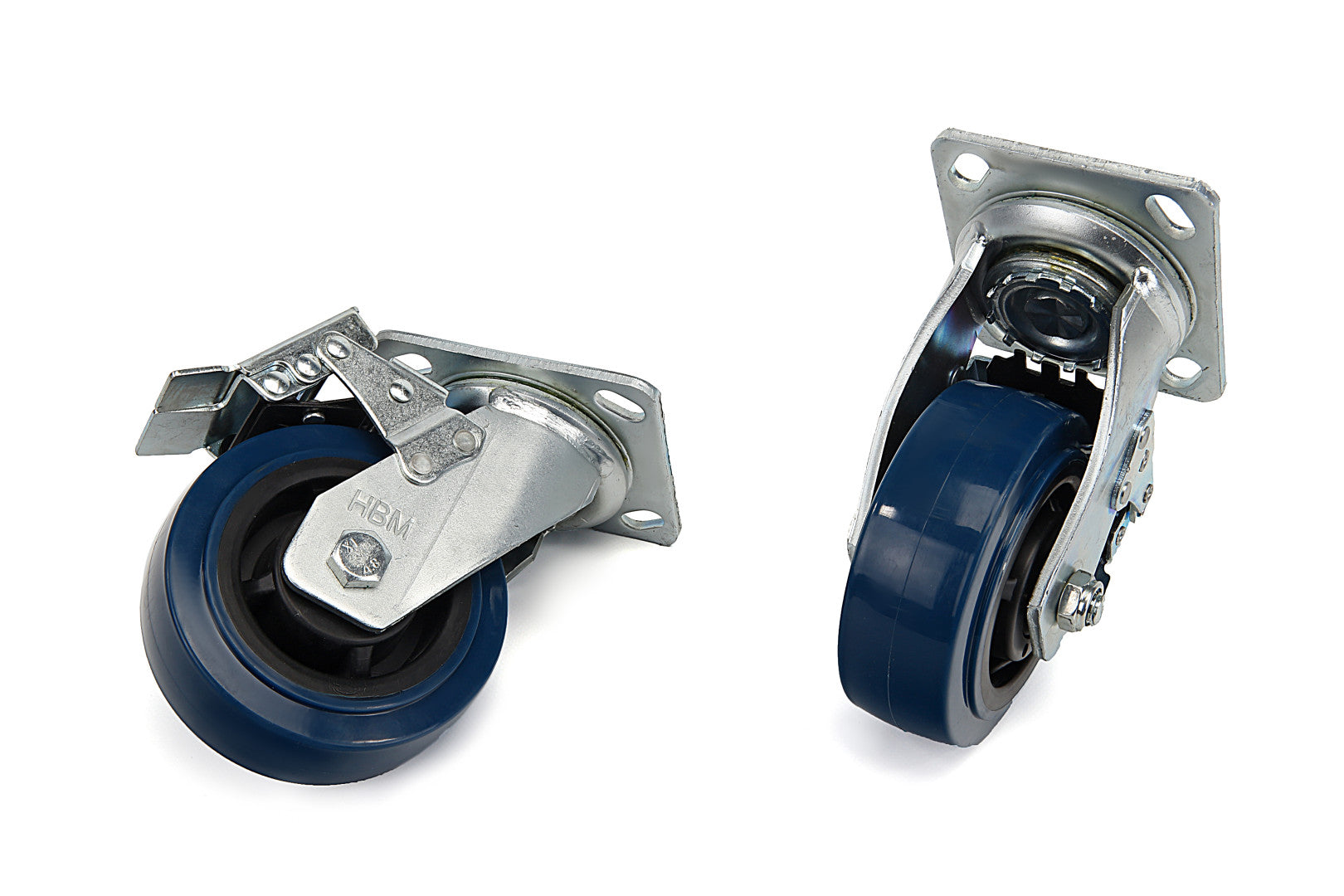 FORGÓ KERÉK FÉKKEL 150MM 350KG HBM