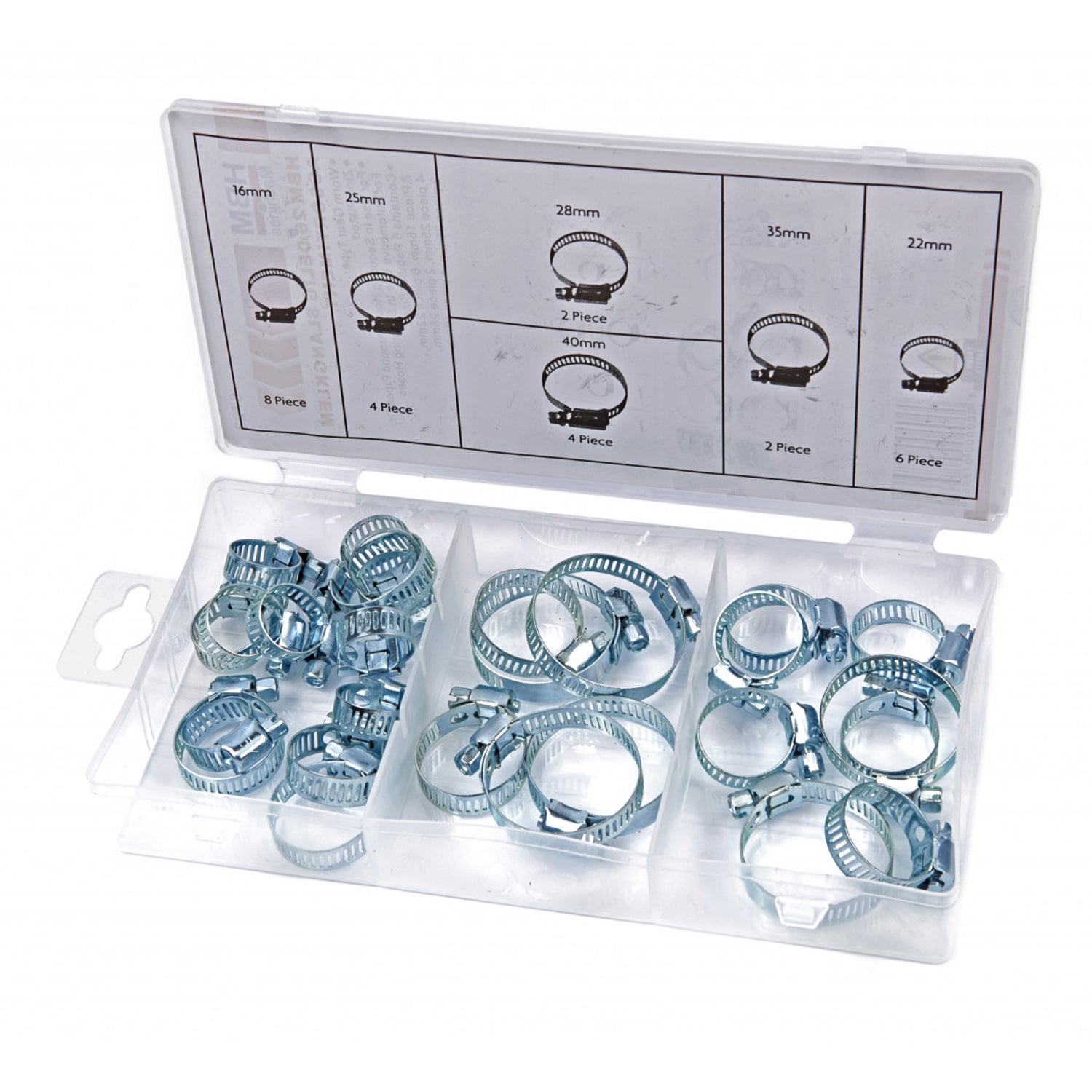 LÉGTÖMLŐ - LEVEGŐCSŐ BILINCS KÉSZLET 16-40MM 26DB HBM
