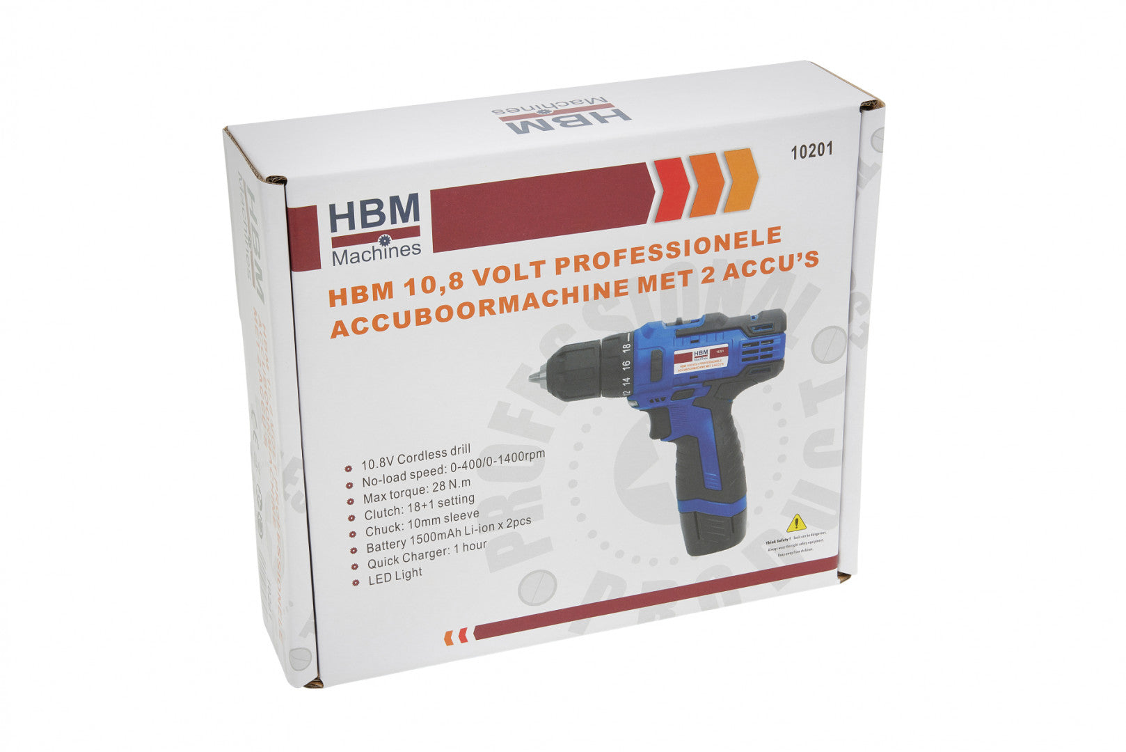 AKKUMULÁTOROS 10.8V 1500mAh CSAVAROZÓ ÉS FÚRÓGÉP 28NM HBM