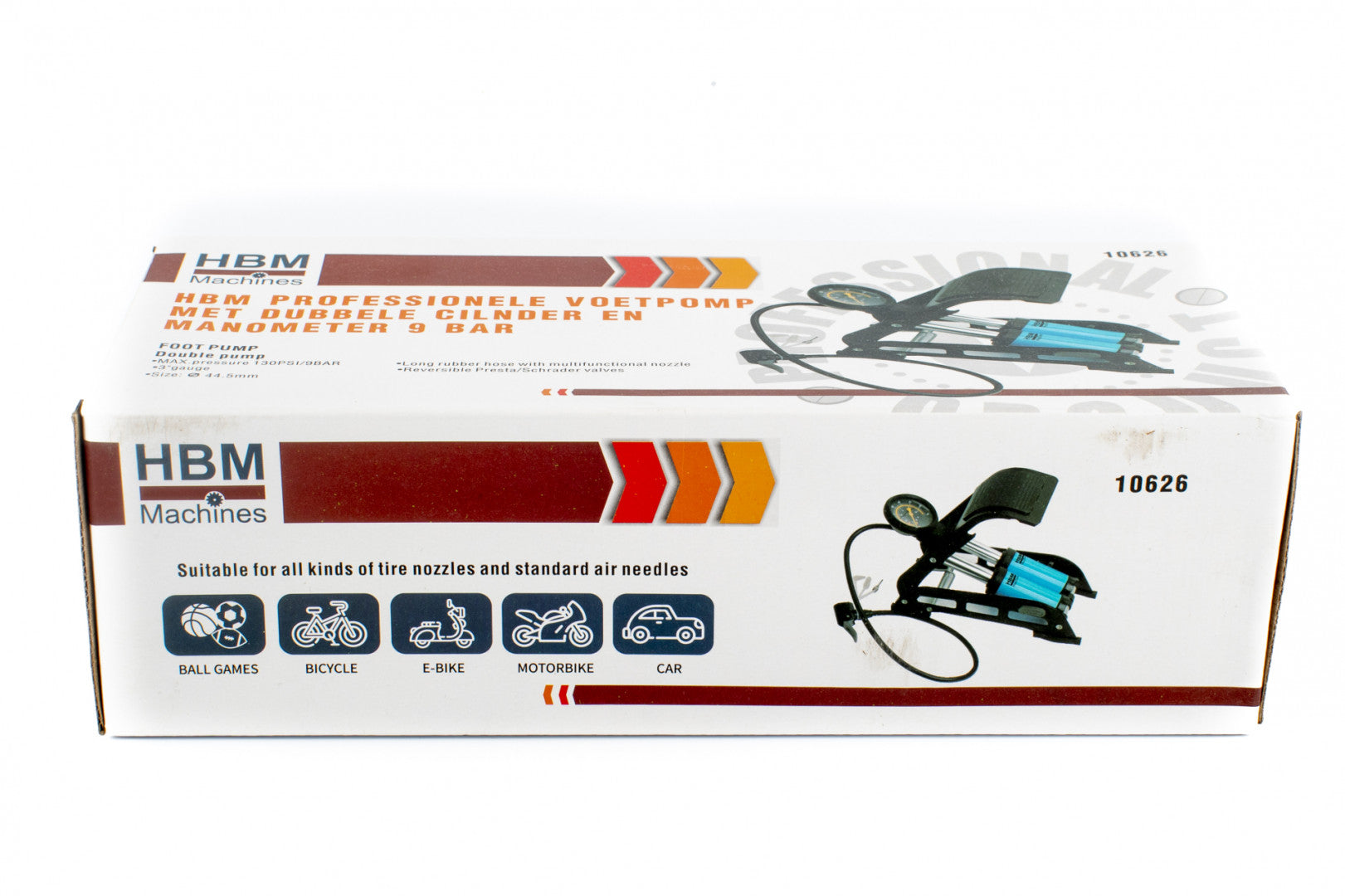 DUPLA HENGERES LÁBPUMPA 8BAR HBM