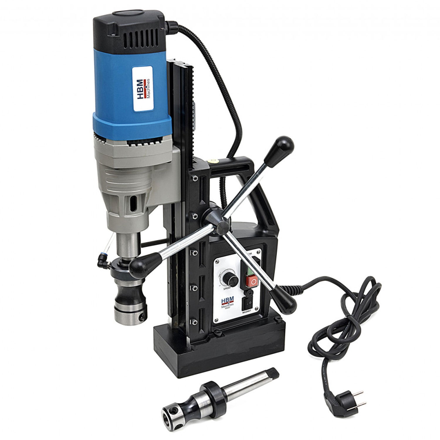 MÁGNESES FÚRÓGÉP ÁLLÍTHATÓ SEBESSÉGGEL 80MM HBM