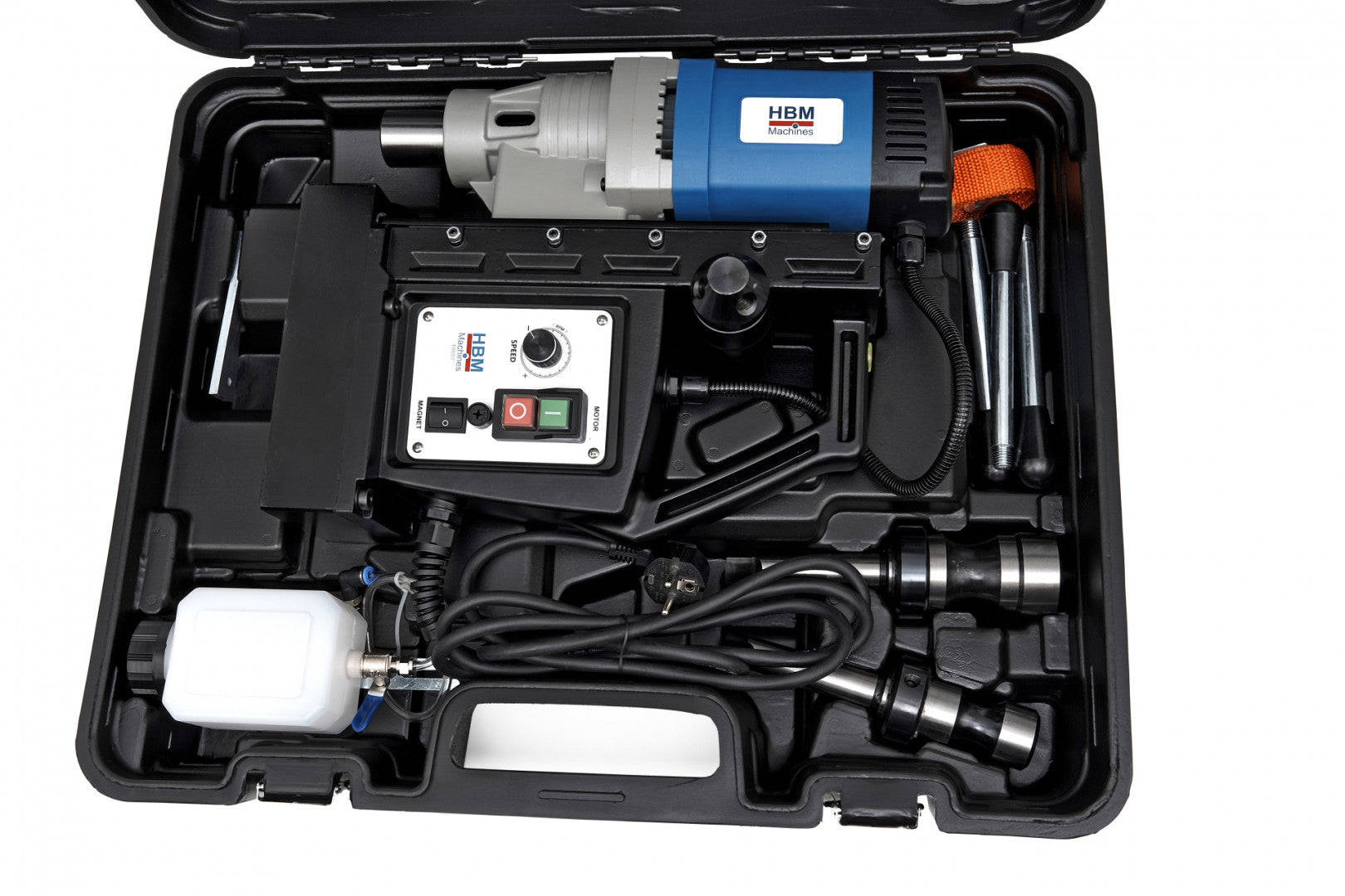 MÁGNESES FÚRÓGÉP ÁLLÍTHATÓ SEBESSÉGGEL 80MM HBM