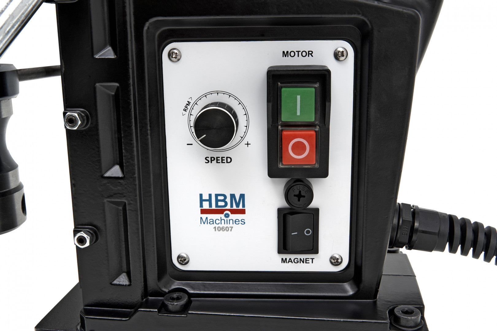 MÁGNESES FÚRÓGÉP ÁLLÍTHATÓ SEBESSÉGGEL 80MM HBM