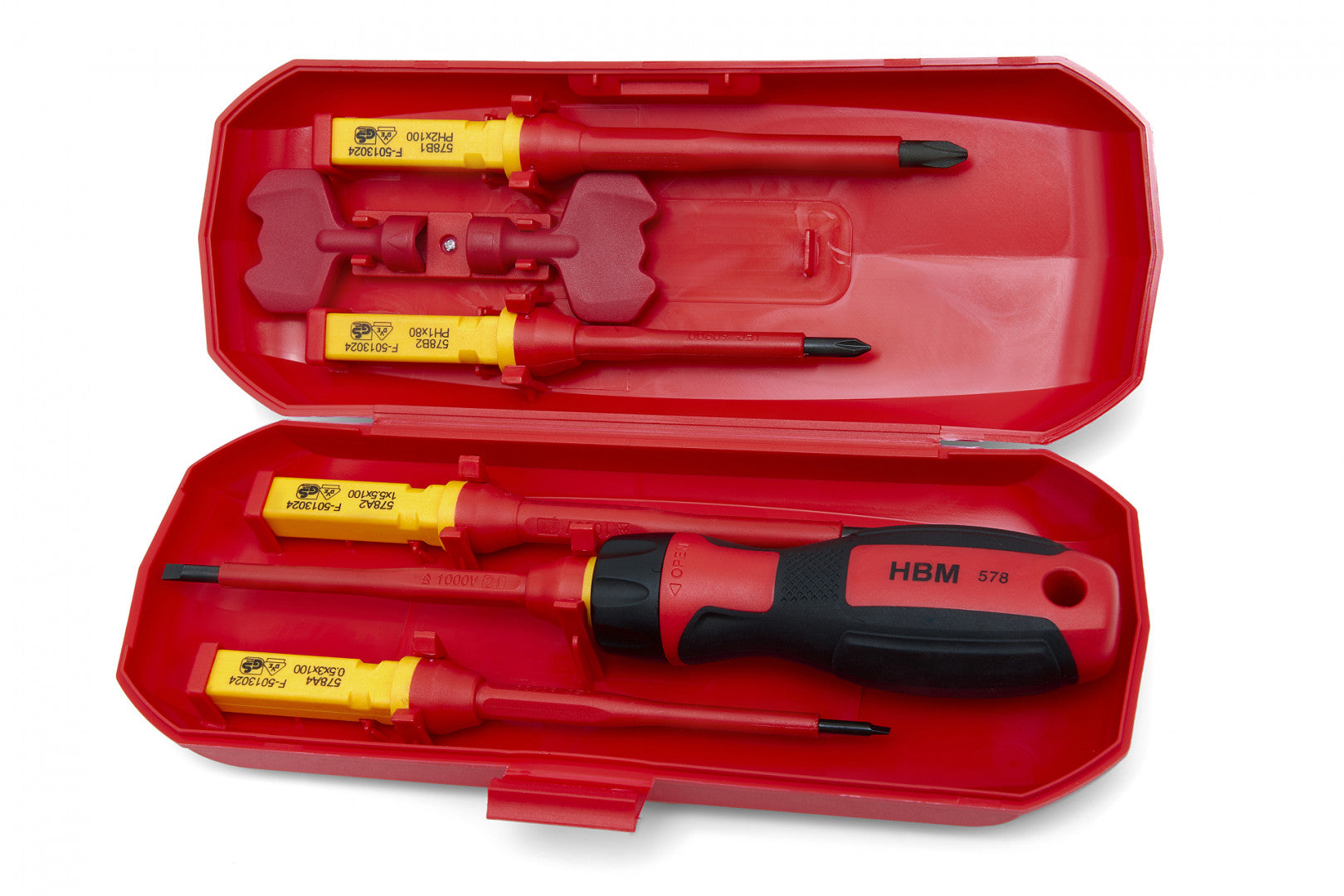 CSERÉLHETŐ FEJŰ SZIGETELT CSAVARHÚZÓ KÉSZLET 8 DB HBM