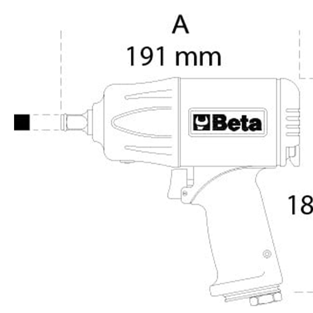 PNEUMATIKUS ÜTVECSAVAROZÓ 1/2" 1750 NM BETA