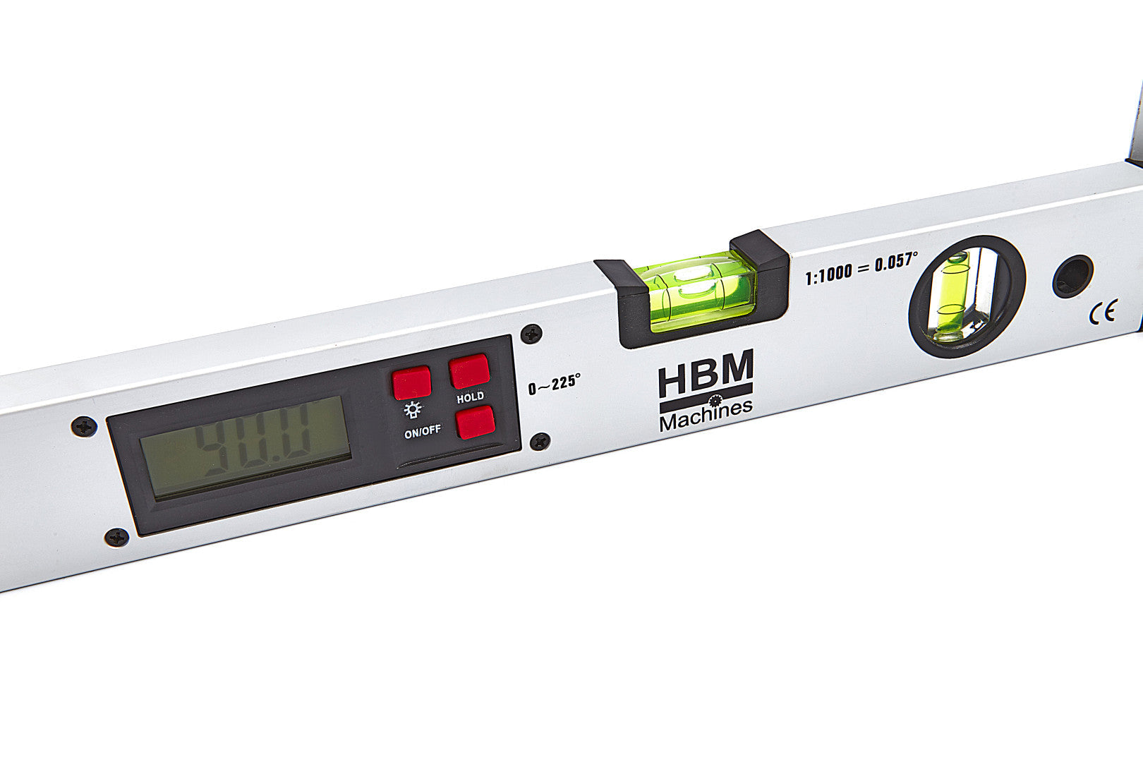 VÍZMÉRTÉK DIGITÁLIS SZÖGMÉRŐVEL 400MM HBM