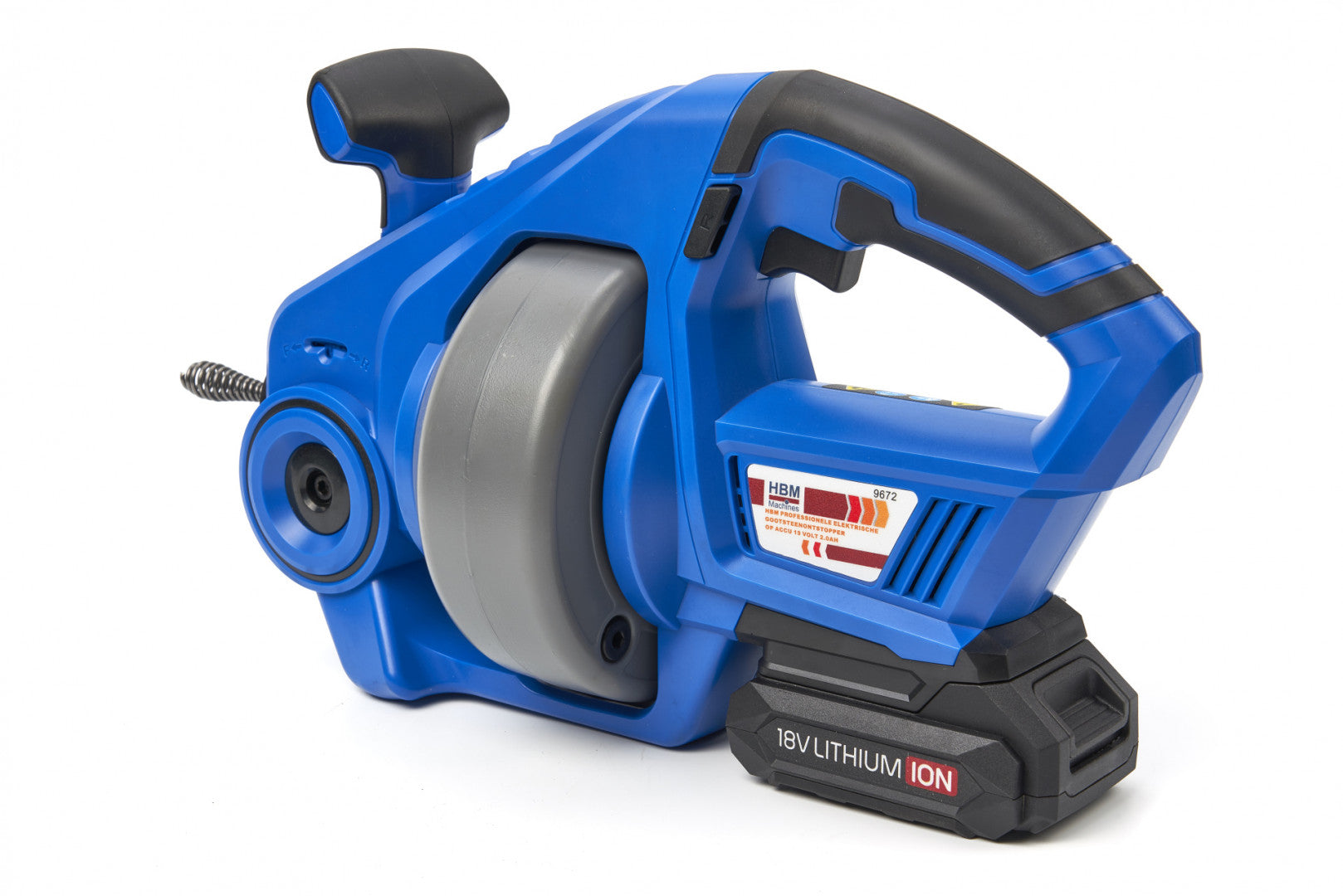 DUGULÁSELHÁRÍTÓ GÉP FORGÓ MECHANIZMUSSAL 7 M AKKUMULÁTORRAL 18V 2.0AH HBM