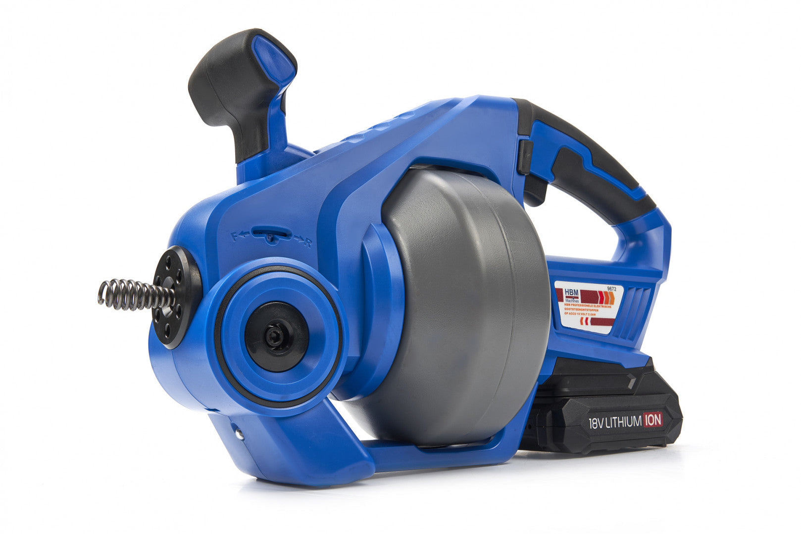 DUGULÁSELHÁRÍTÓ GÉP FORGÓ MECHANIZMUSSAL 7 M AKKUMULÁTORRAL 18V 2.0AH HBM