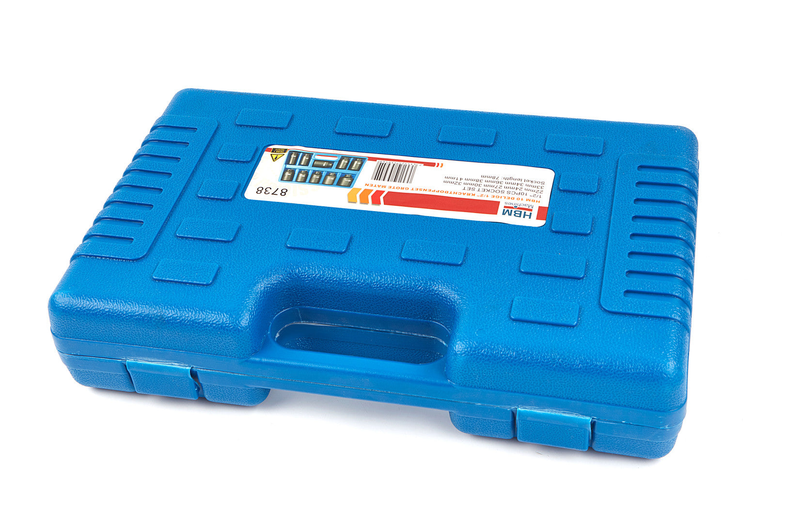 HOSSZÚ GÉPI DUGÓKULCS KÉSZLET 1/2" 22-41 MM 10 DB HBM