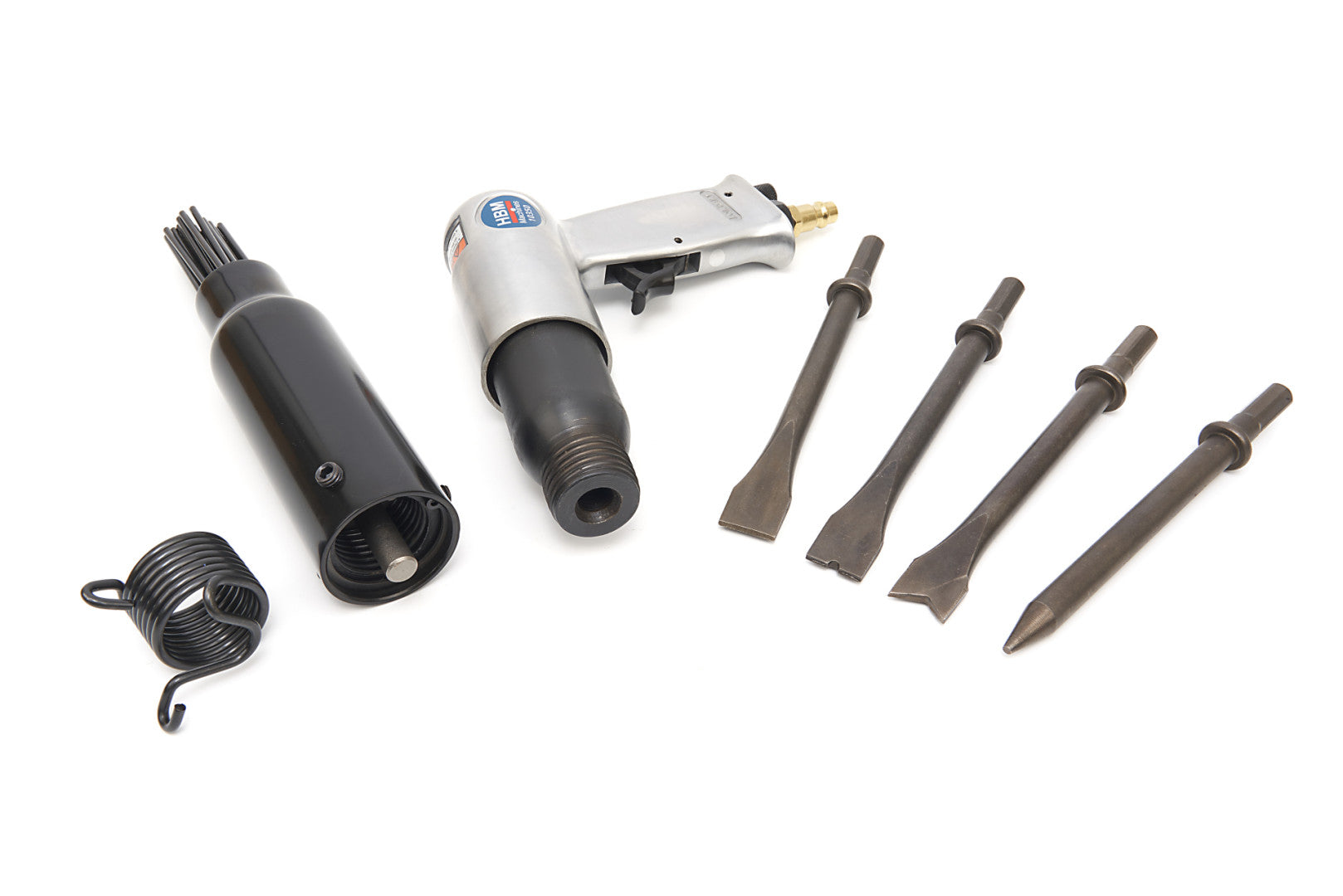 PNEUMATIKUS ROZSDAMENTESÍTŐ ÉS VÉSŐ 2 AZ 1-BEN HBM