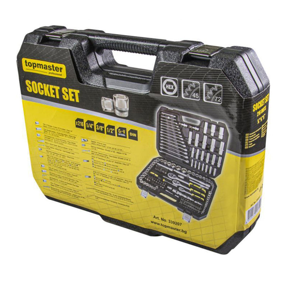 SZERSZÁMKÉSZLET 216 DB TOPMASTER