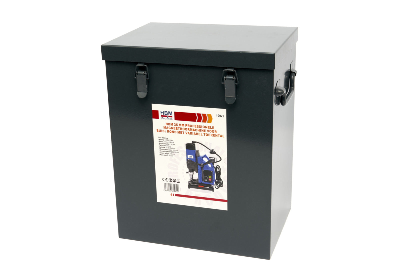 FÚRÓGÉP MÁGNESES TALPAL 1600 W 230V 35 MM HBM