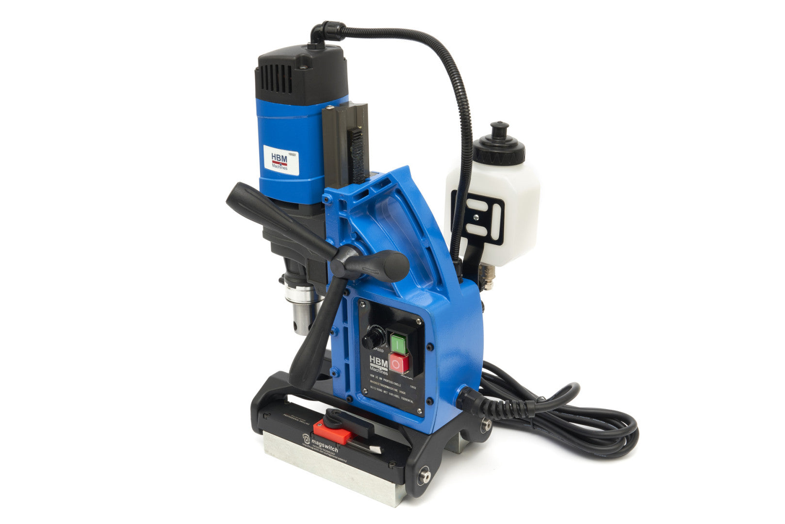 FÚRÓGÉP MÁGNESES TALPAL 1600 W 230V 35 MM HBM