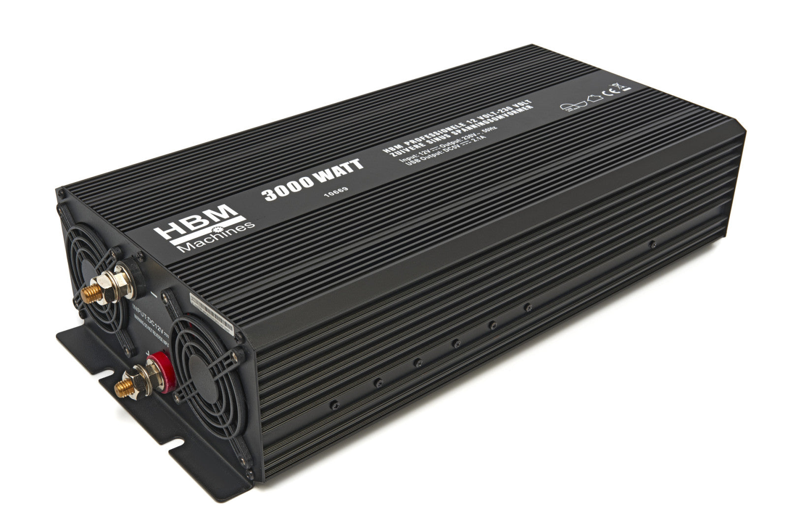 AUTÓ FESZÜLTSÉG ÁTALAKÍTÓ – INVERTER 2000W 12V – 230V HBM